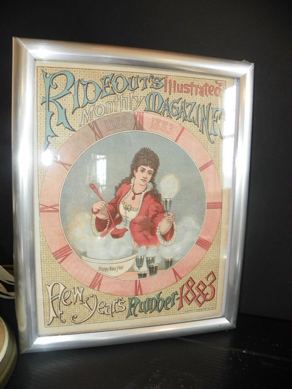 FRAMED MAGAZINE COVER "RIDEOUTS ILLUSTRATED" (4595)