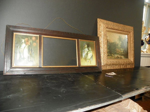 TWO FRAMED PRINTS ONE OF GAME ONE LANDSCAPE 2269