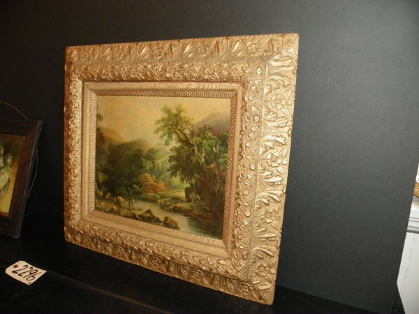 TWO FRAMED PRINTS ONE OF GAME ONE LANDSCAPE 2269 - 3