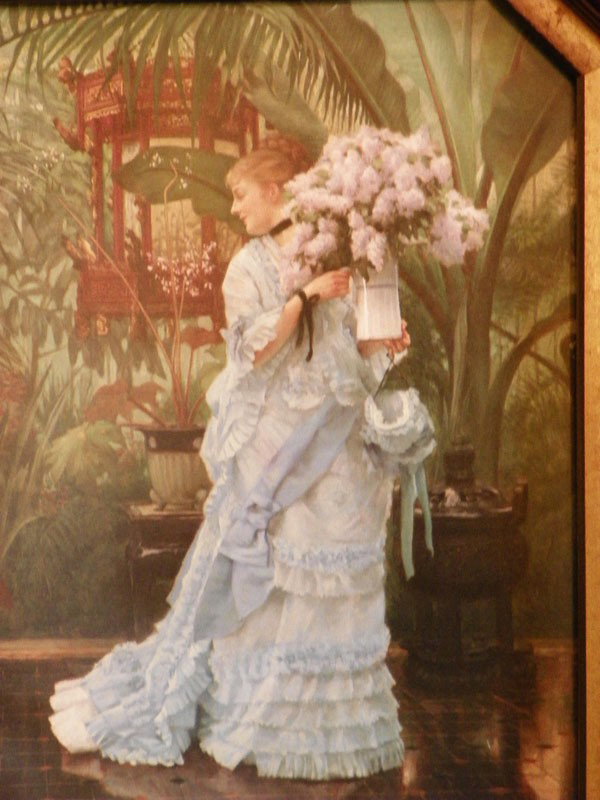 4 PRINTS LOT VICTORIAN LADYS, CHILD W/ DOG ETC 2270 - 5