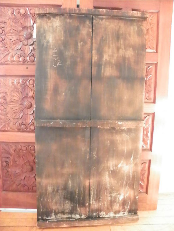 QUAIPAR CARVED TEAKWOOD PANEL 1512 - 2