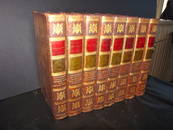 41: SET 8 LEATHER BOUND SHAKESPEAR BOOKS.1788-1791 80T