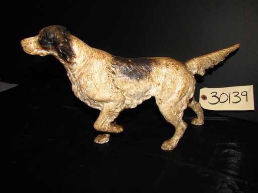 74: ANTIQUE CAST IRON DOOR STOP OF POINTER DOG 30139 - 74: ANTIQUE CAST IRON DOOR STOP OF POINTER DOG 30139