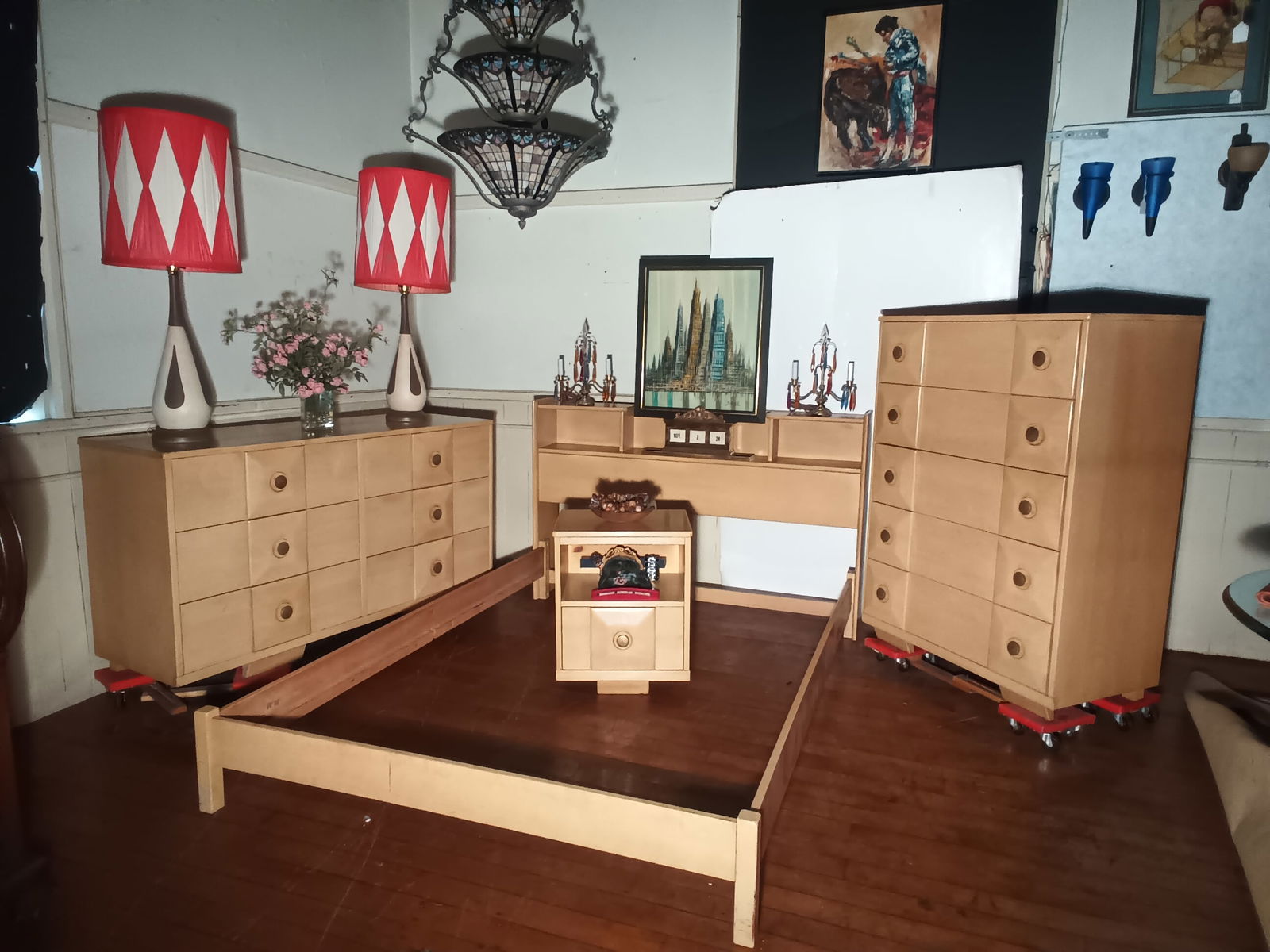 Mid century modern 4 piece Bedroom suite by French Heald company New Hampshire (1 of 20)