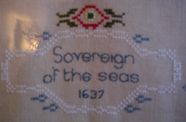 NEEDLEPOINT OF LG SAILBOAT 13679 - 5