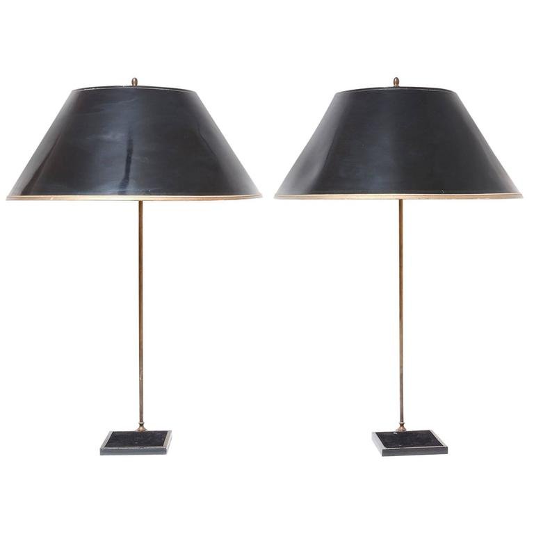 A Pair of Danish Banker's Display Table Lamps (1 of 6)
