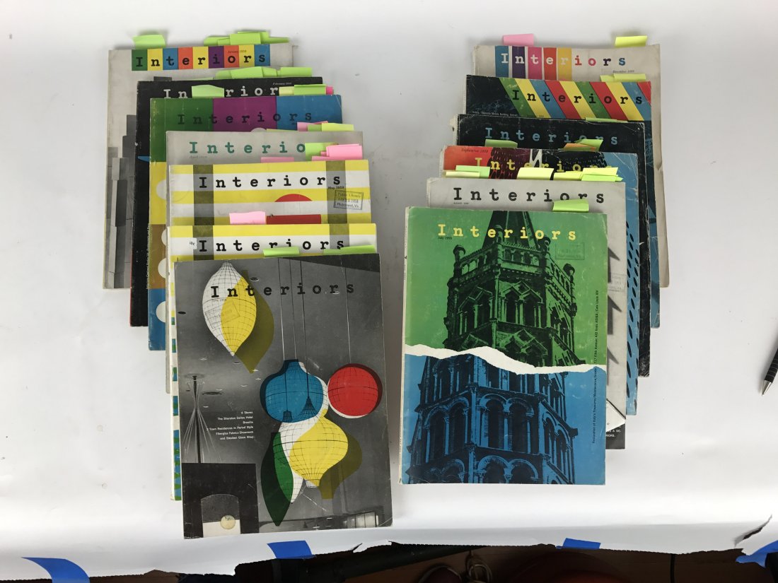 Interiors Magazine 1959 All 12 Issues Two May Copies (1 of 3)