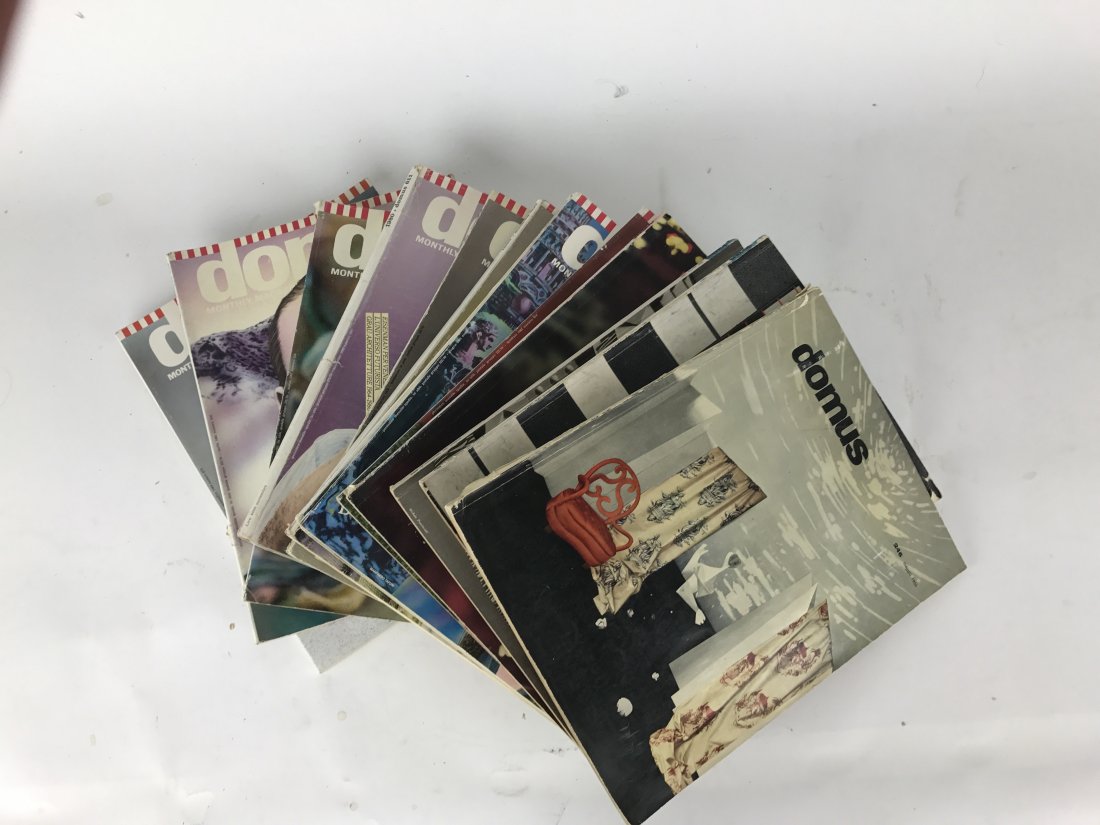 Domus. Magazine 14 Issues between 1950 and 1984 (1 of 3)