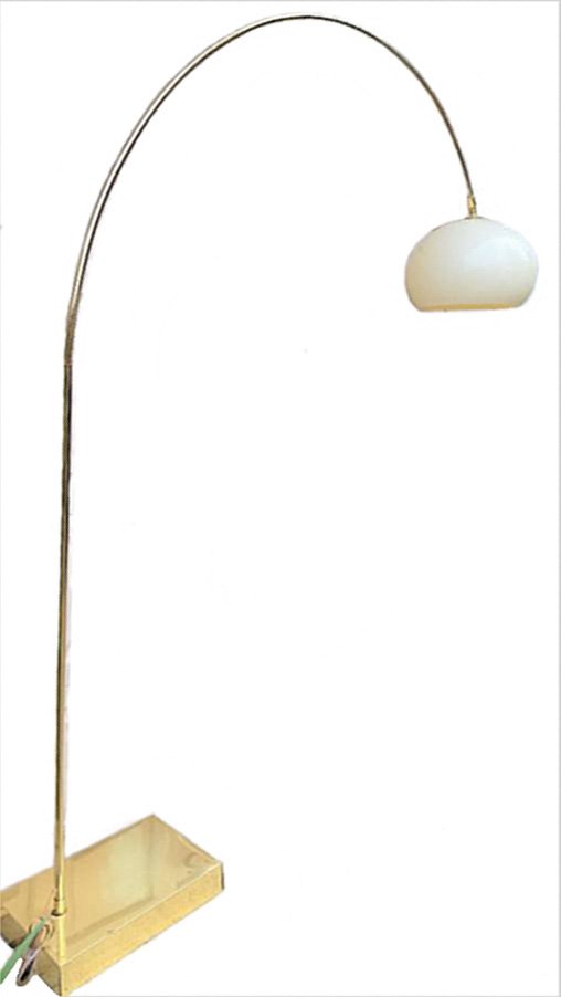 harvey guzzini arc floor lamp
