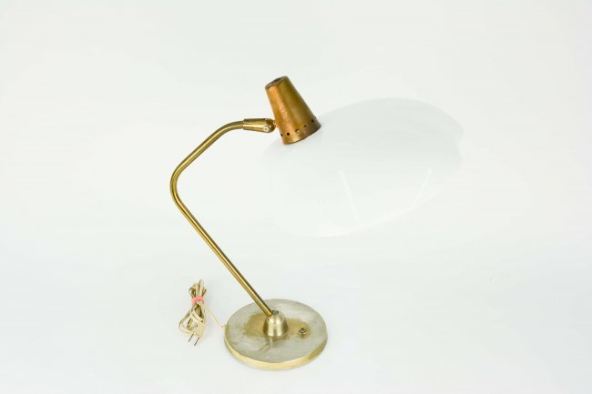 A Handsome Desk Lamp with a Heart Shaped Shade (1 of 6)