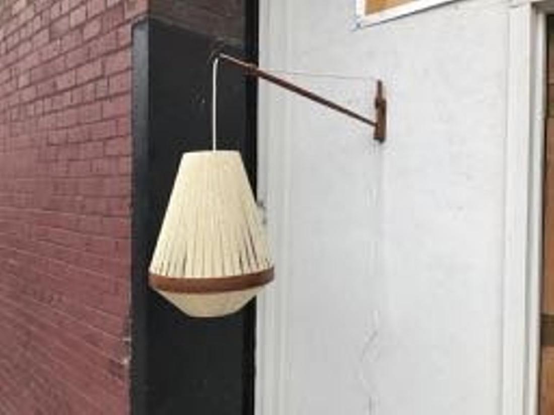 Kaare Klint for Le Klint Tension Lamp Teak & Rosewood: Kaare Klint for Le Klint Tension Lamp Teak & Rosewood