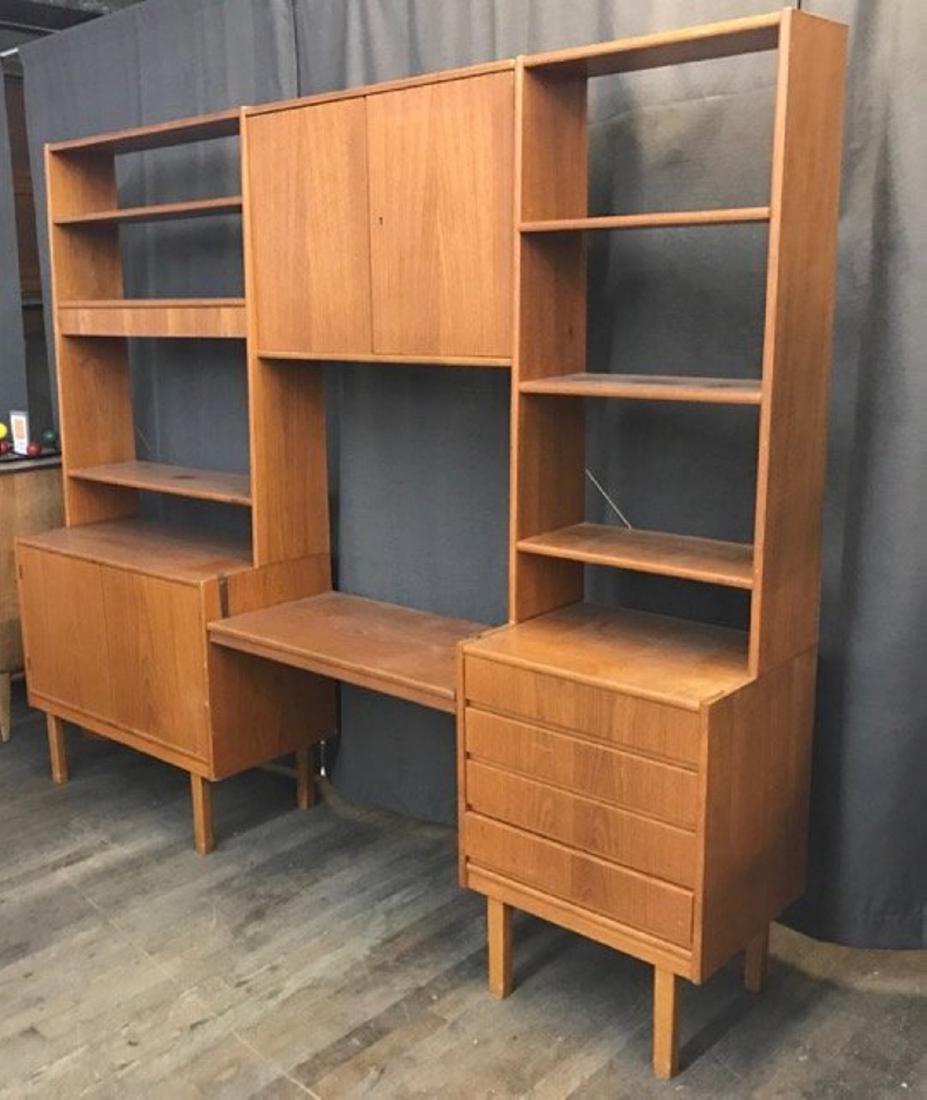 Mid-Century Danish Teak Wall Unit (1 of 2)