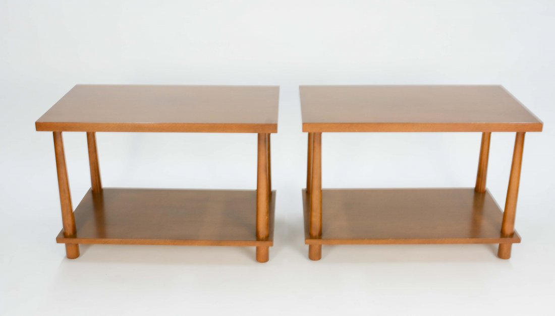 T.H.Robsjohn-Gibbings Reverse Tapper Side Tables (1 of 5)