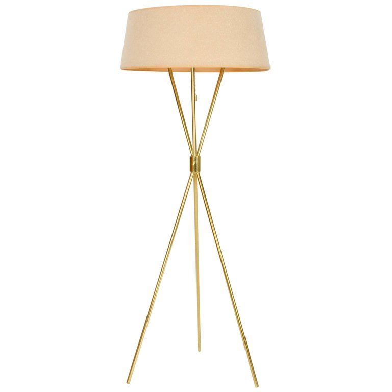 Elegant T.H. Robsjohn-Gibbings Tripod Floor Lamp by (1 of 5)