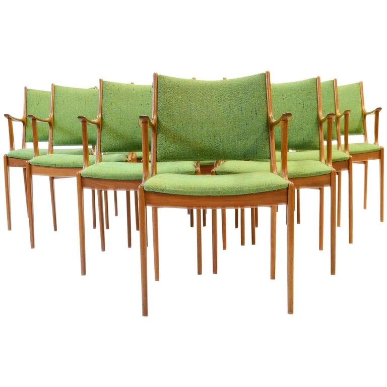 Ten Johannes Andersen Armchairs with Nanna Ditzel (1 of 6)