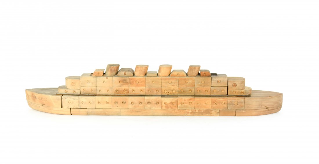 Super Amazing 1940's German Boat Puzzle. (1 of 5)