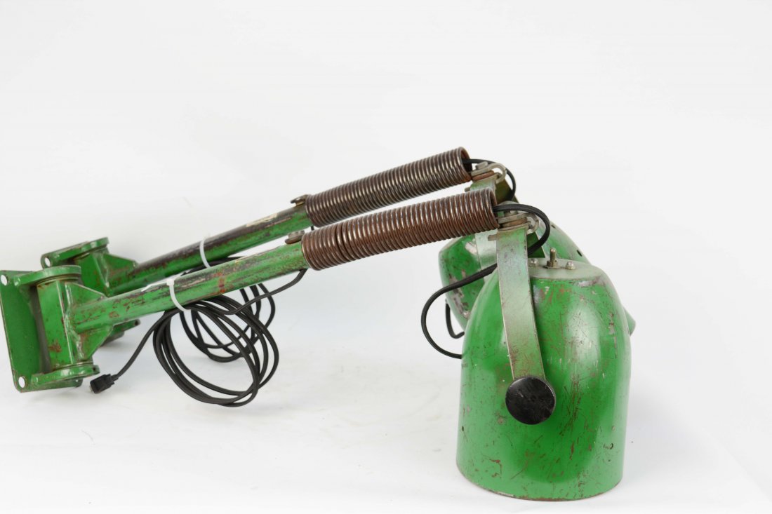 A Pair of Industrial Arm Wall Lamps. (1 of 8)