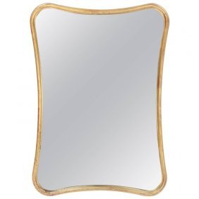 Gold Gilded Mirror after Rodhe for Herman Miller (1 of 6)