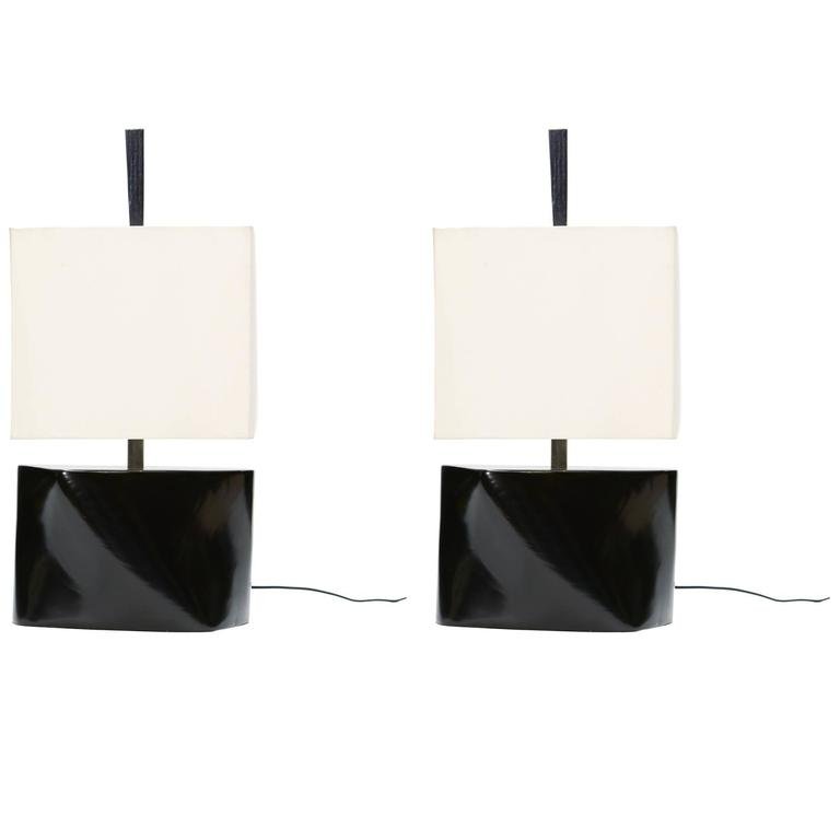 Pair of Modern Abstract Table Lamps by F.F. Kern (1 of 8)