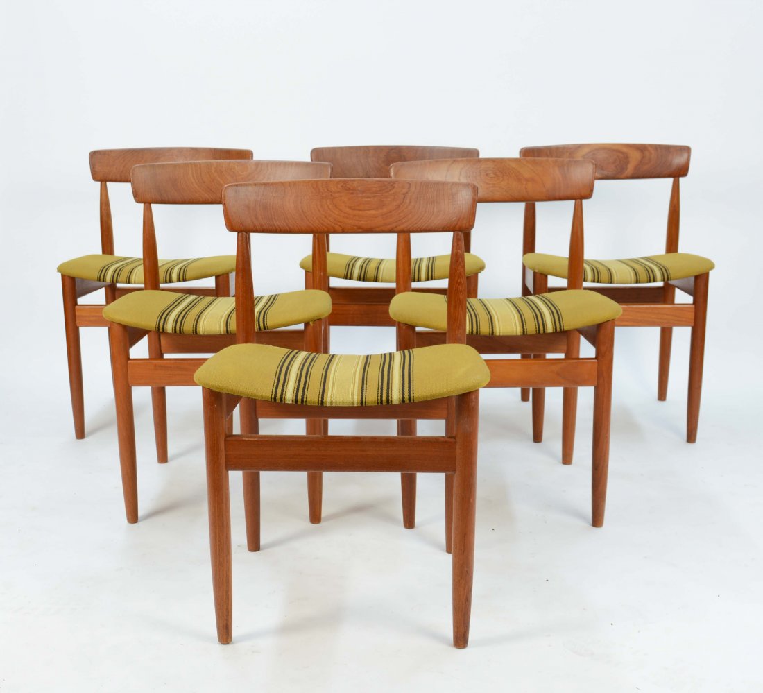 6 Hans Olsen Teak Dining Chairs from Denmark (1 of 8)