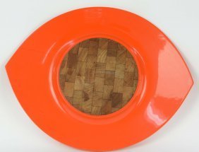 Jens Quistgaard for Dansk Floral Serving Tray (1 of 3)