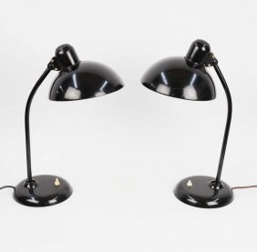 Pair of Christian Dell for Kaiser "Ideal 6556" Lamps (1 of 6)