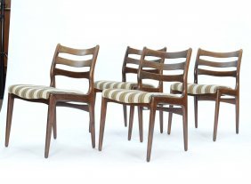 Set of 4 Rosewood Danish Dining Chairs (1 of 7)