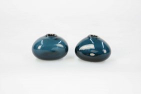 A Pair of Hand Blown MIni Vase by Sugahara Glassworks (1 of 4)