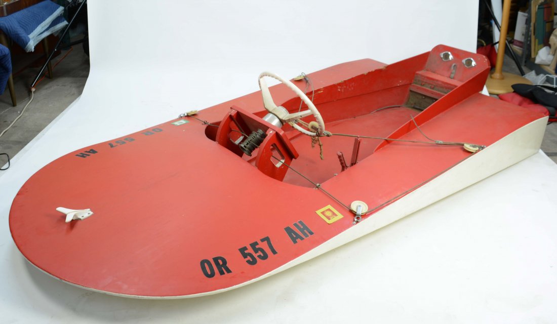 1960s  Muskoak Sea Flea Minimost Hydroplane Boat (1 of 8)