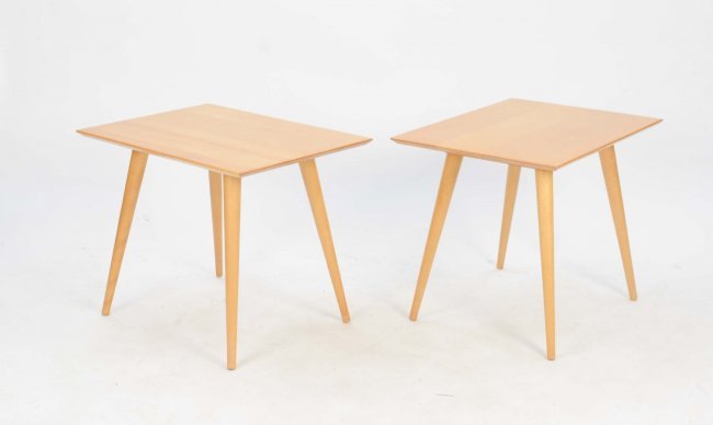 A Pair of Paul McCobb Side Table for Planner Group: A Pair of Paul McCobb Side Table for Planner Group