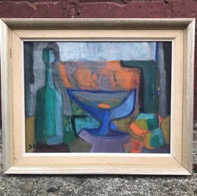 1950 Modernist French Still Life after Giorgio Morandi (1 of 5)
