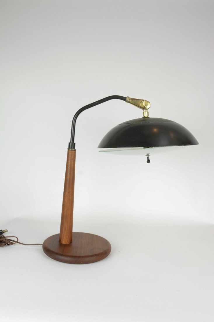 Gerald Thurston Teak Desk Lamp for Lightolier (1 of 4)