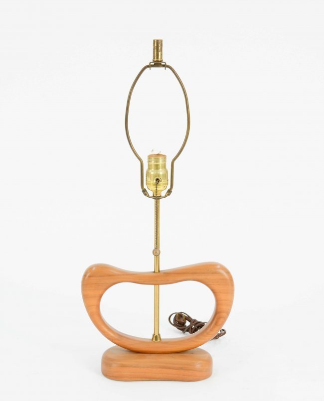 A Petite Table Lamp with Apple Core Shape (1 of 3)