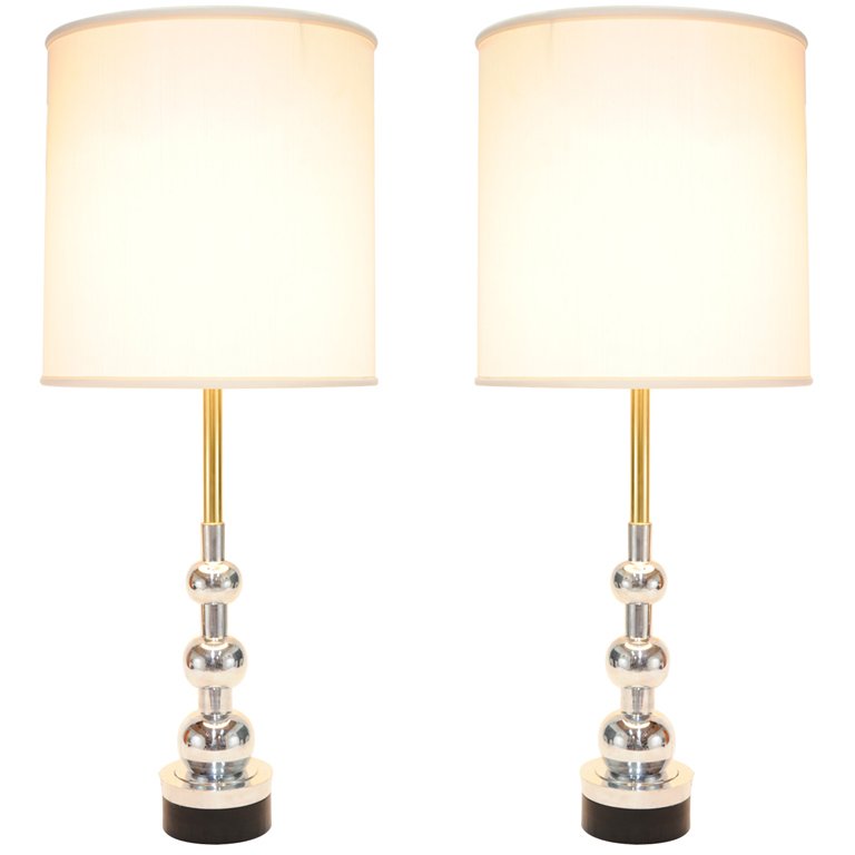 Pair of Hand Polished Stiffel Lamps (1 of 6)