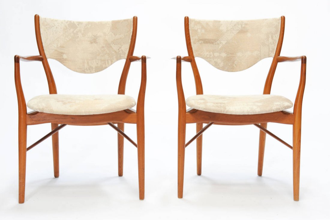 Set of Two Finn Juhl Arm Chairs for Bovirke (1 of 4)
