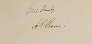 Adolph E Borie Signature - Secretary of Navy (1 of 2)