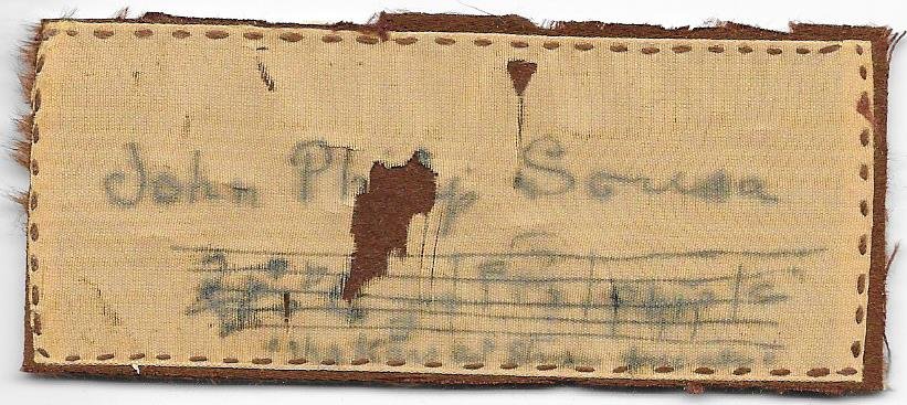 John Phillip Sousa Signature on Silk - Composer (1 of 1)