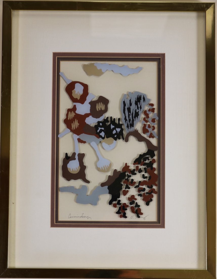 Harris G. Strong  Mixed Media on paper "Cosmic Energy" (1 of 2)