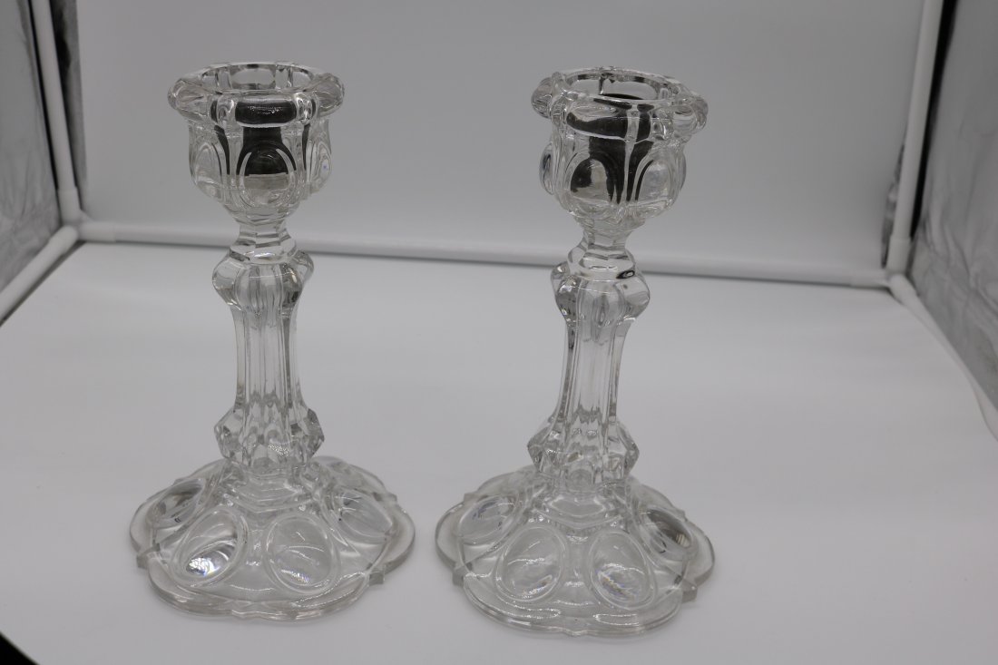 Hurricane Candlesticks CA Mid 19th Century (1 of 2)