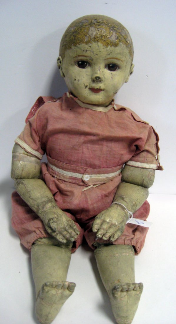 23'' antique Chase cloth doll. No markings found. Made