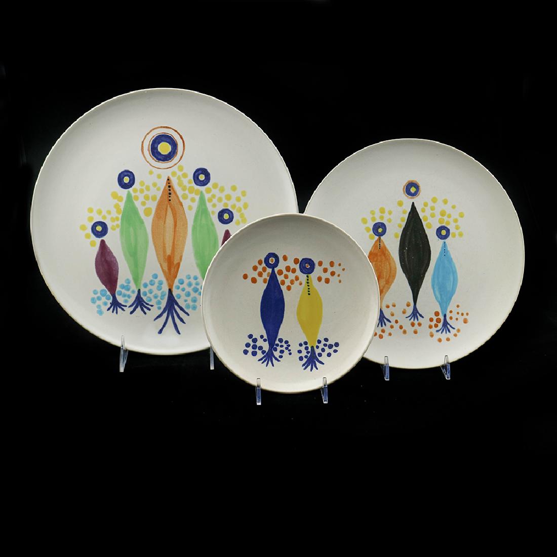 Eva Zeisel, 3 Monmouth Pals Plates (1 of 5)