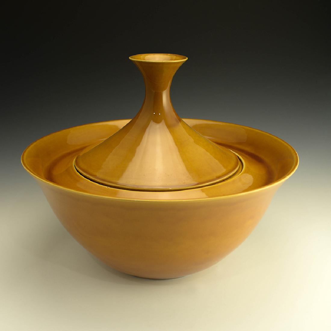 Rare Zeisel Hyalyn Gold Tureen & Cover (1 of 5)