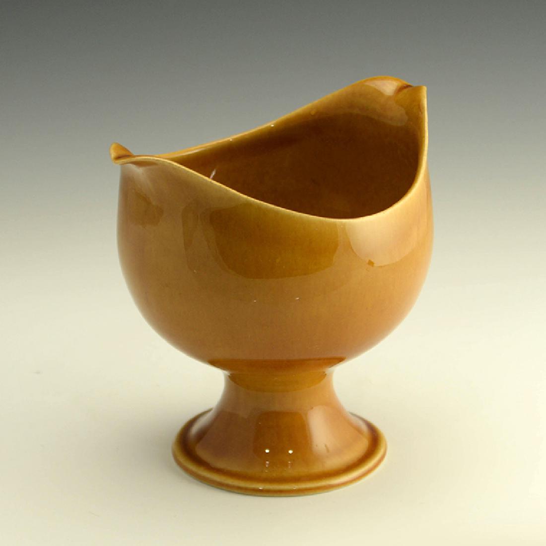 Rare Zeisel Hyalyn Gold Small Footed Bowl (1 of 3)