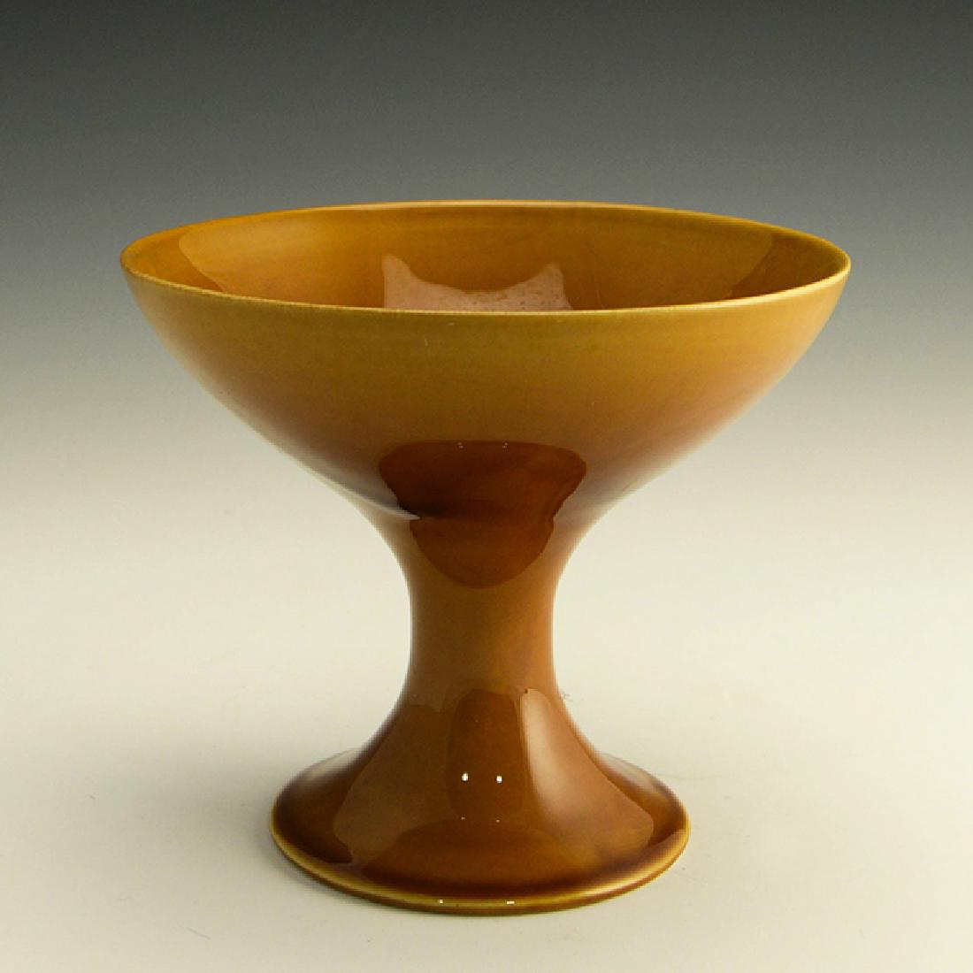 Rare Zeisel Hyalyn Gold Footed Bowl (1 of 4)