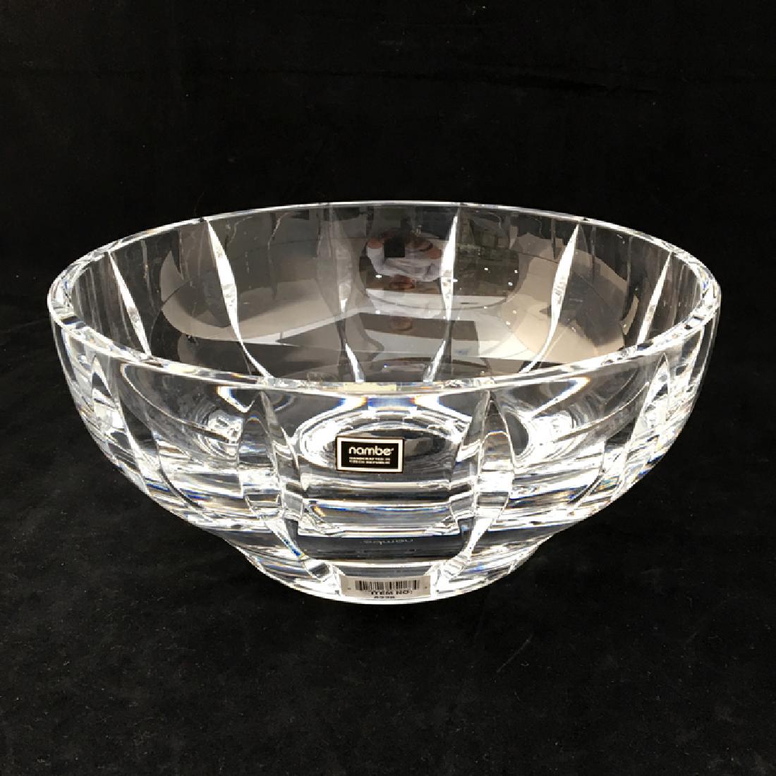 Zeisel Nambe Venus Lrg Crystal Bowl (2001) (1 of 2)