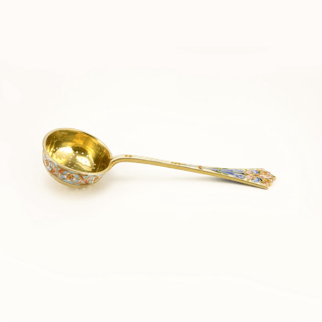 Ruckert shaded enamel tea strainer (1 of 5)