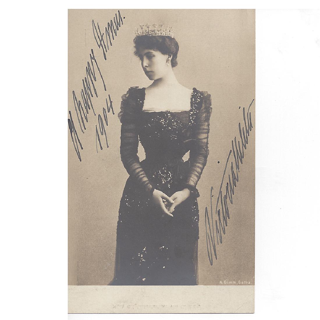 Victoria Melita signed photopostcard (1 of 2)