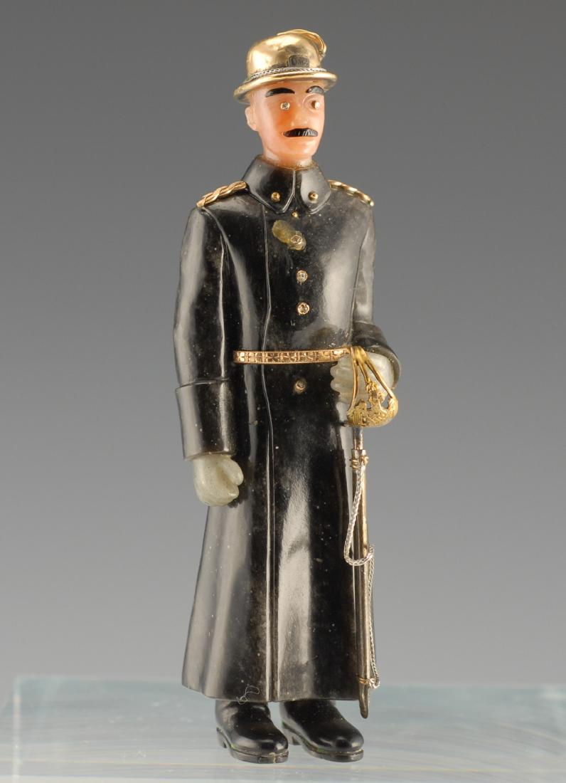 Carved hardstone Faberge-style figure (1 of 8)