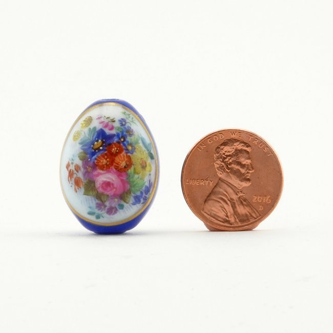 An Unusual Miniature Russian Porcelain Easter Egg (1 of 4)