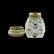 Russian enamel & cut glass perfume bottle - 3